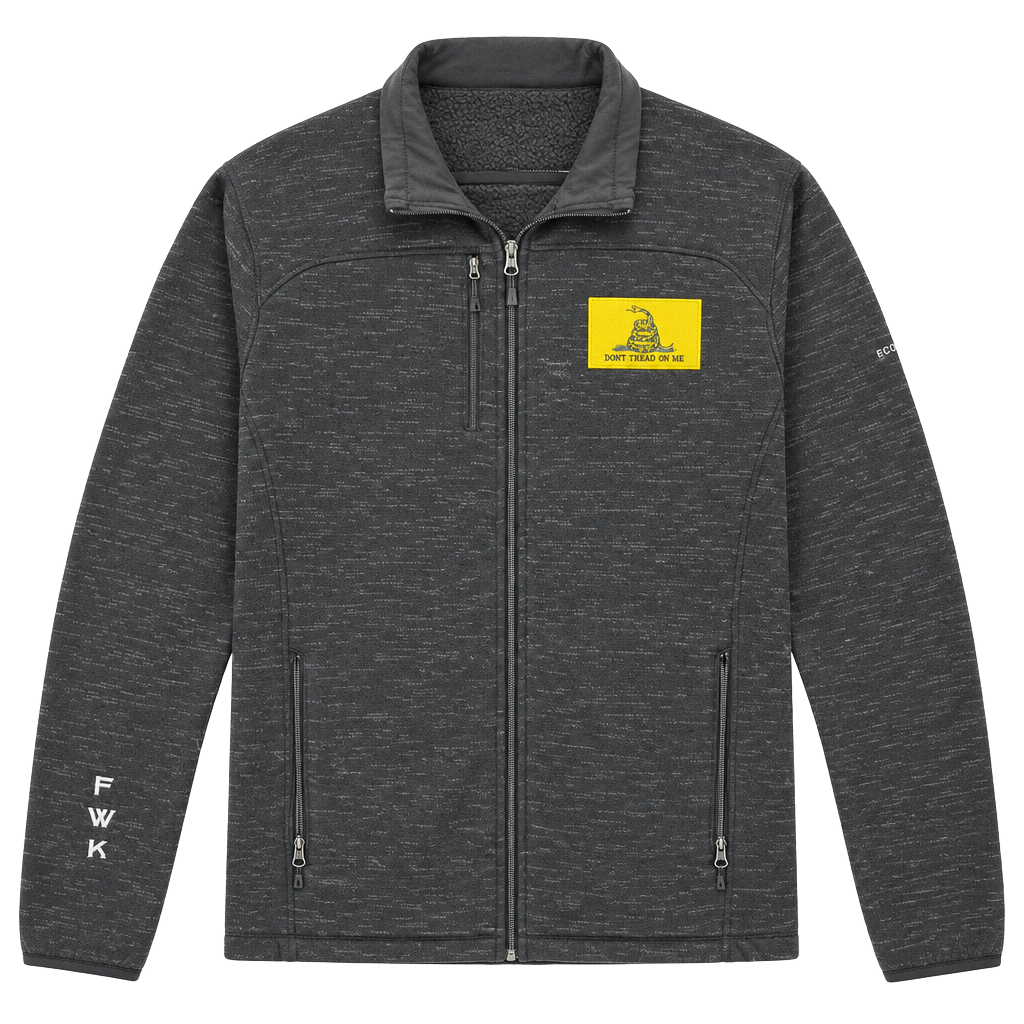 Eddie Bauer Fleece Jacket Size XL Dark Gray Full Zip Fight With Kash 1