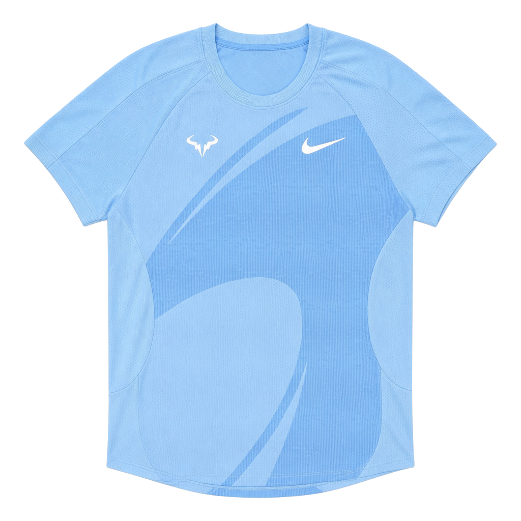 Nike Court Dri-FIT ADV Rafa Nadal Short-Sleeve Tennis Top University Blue 1
