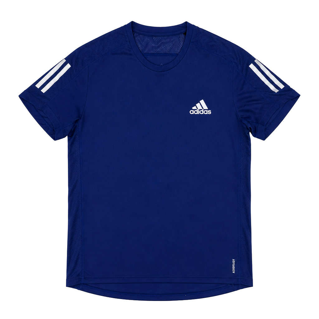 Adidas Own The Run Running T-Shirt Size S Blue Primegreen 1