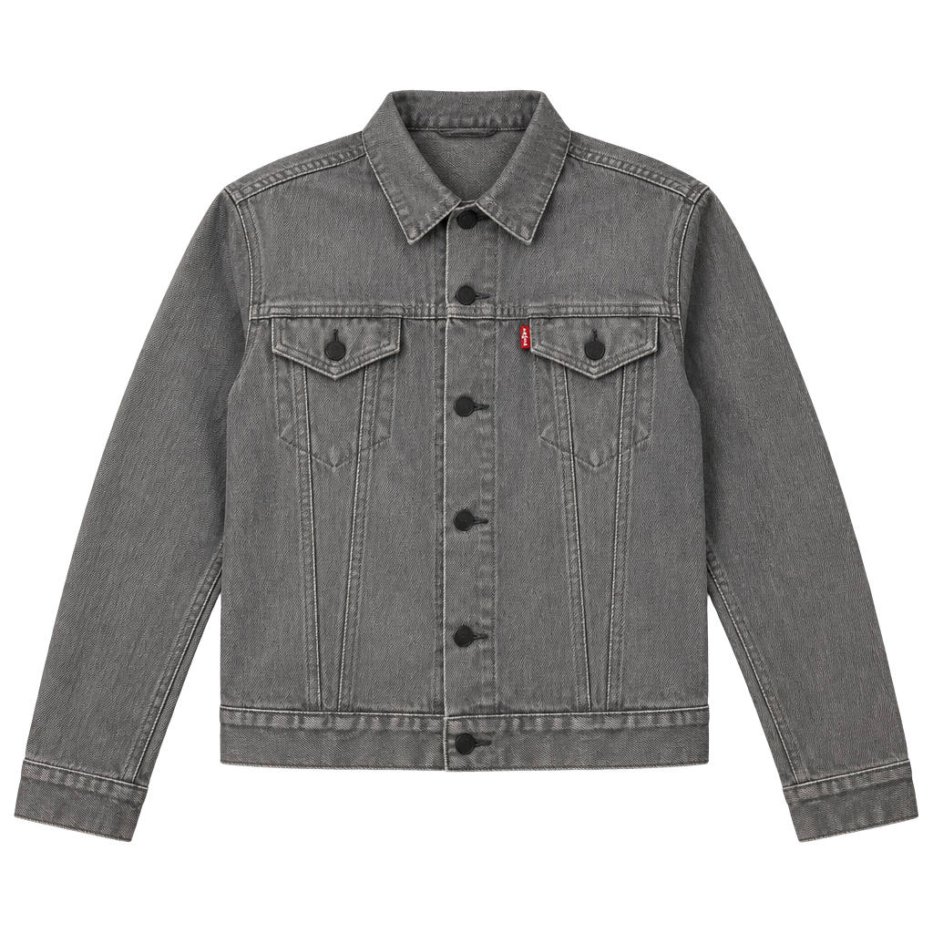 Levi's Trucker Jacket mens Size L Grey Denim Outerwear
Workwear
Classic 1