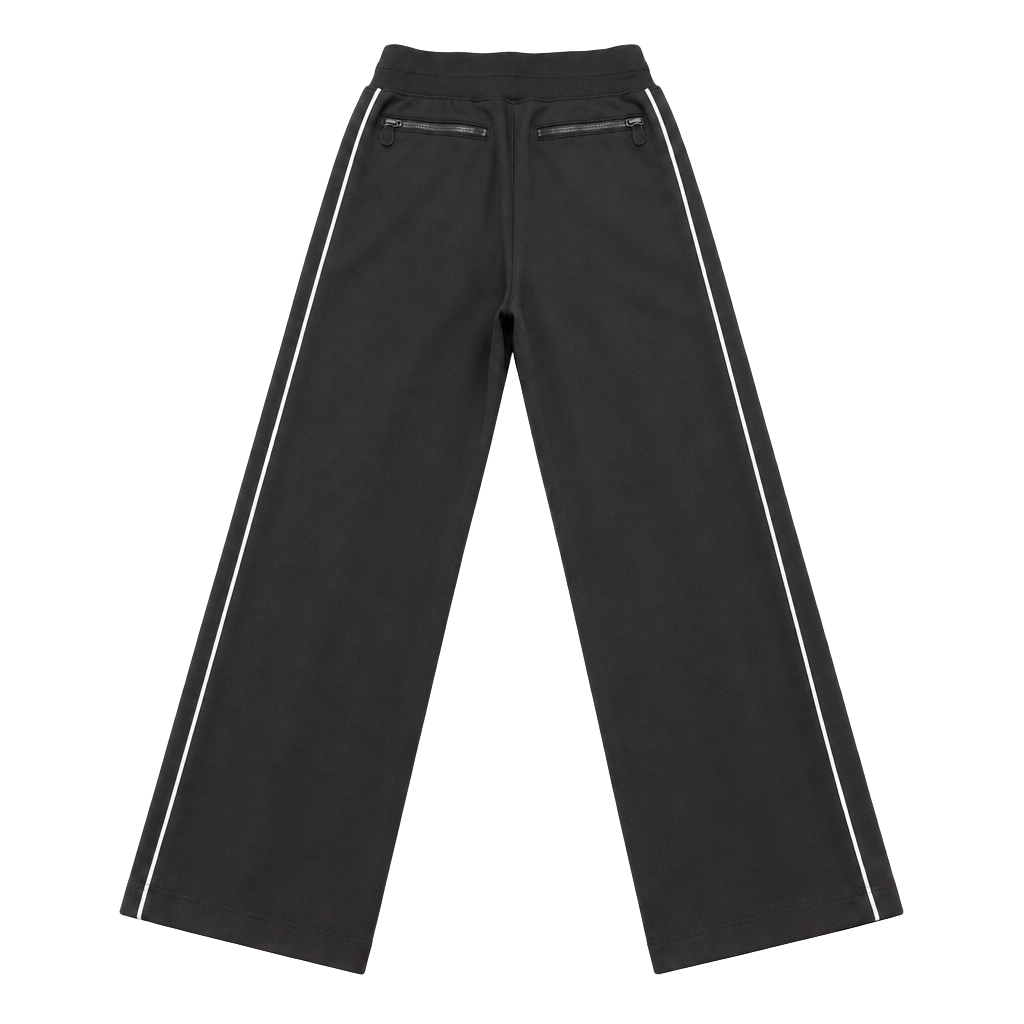 Athleta Track Stripe Wide Leg Pants XXS Black 1