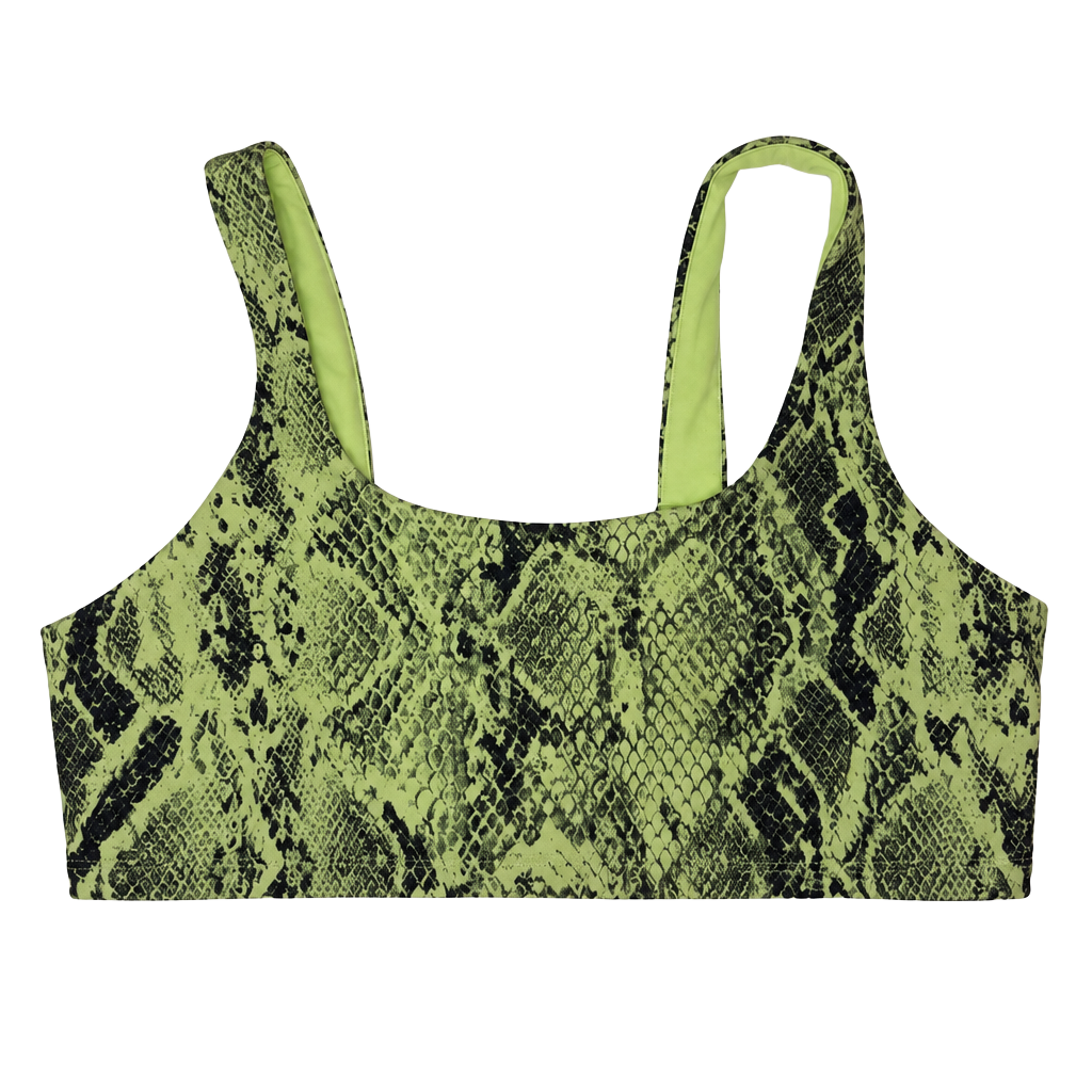Alo Yoga snakeskin longline sports bra in size S. 1