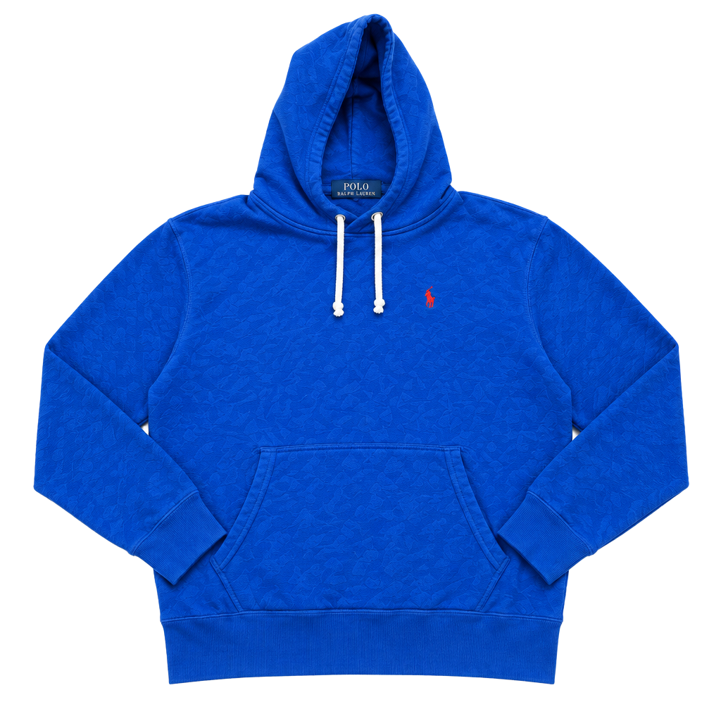 Polo Ralph Lauren Hoodie Size M Royal Blue Red Pony Fleece 1