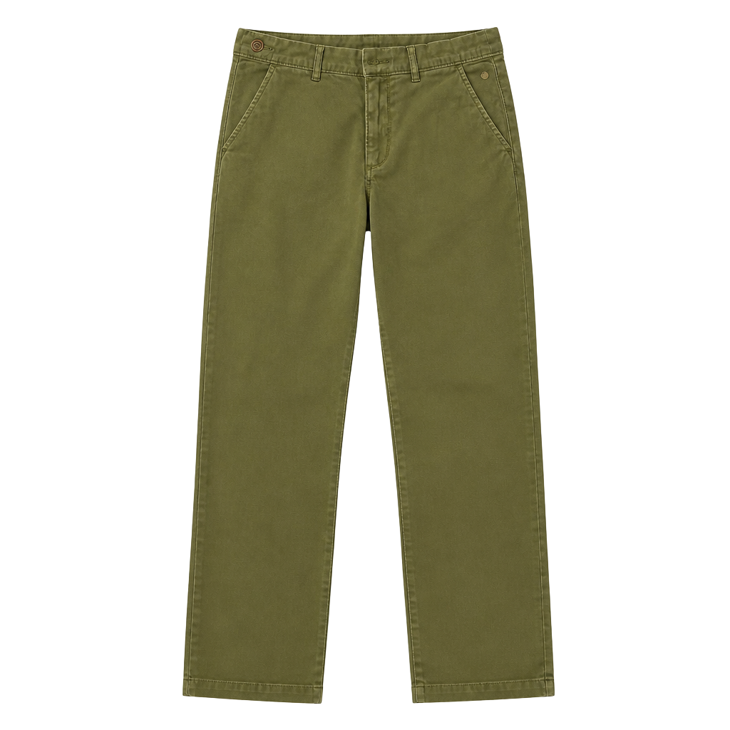 Pilcro and the Letterpress No 28 Olive Green Chino Pants 1