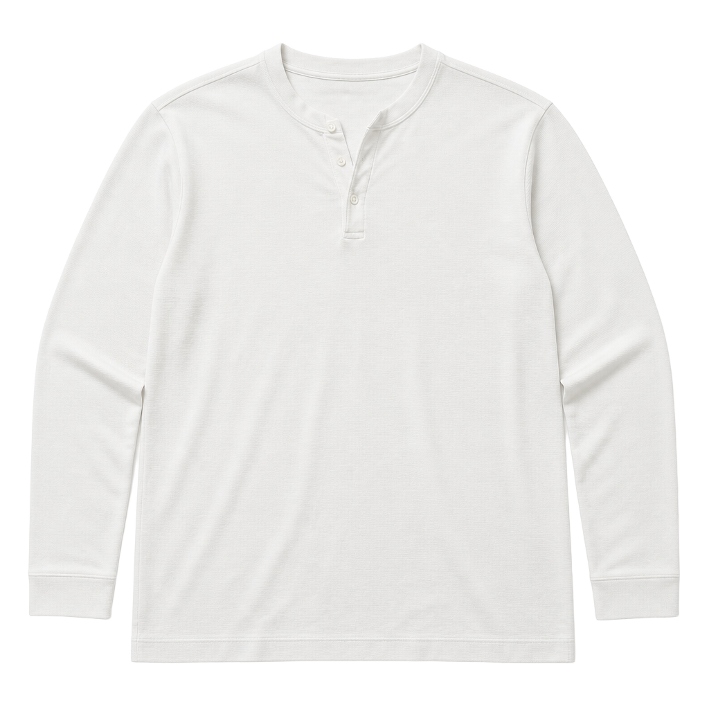 Lululemon Henley Size L White Pima Cotton Long Sleeve 1