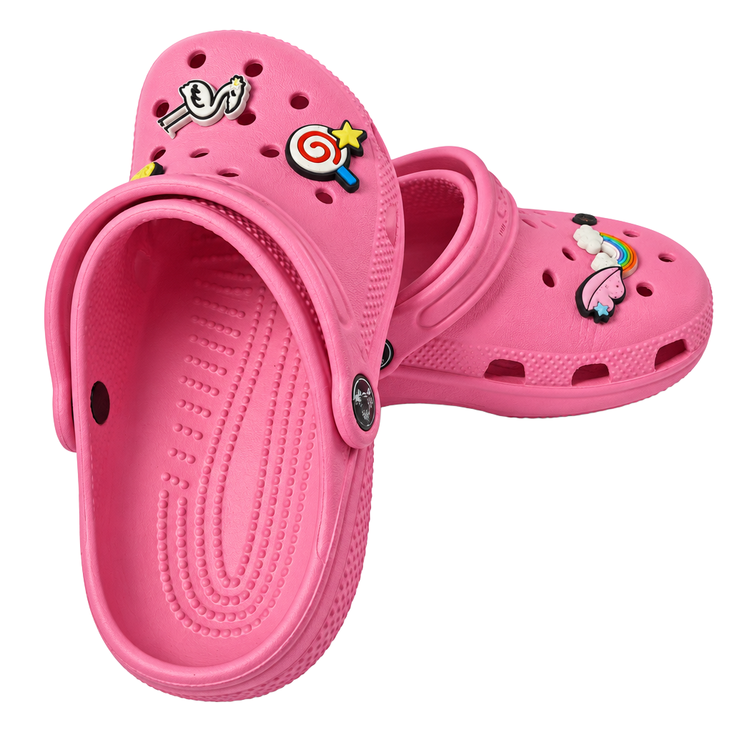 Crocs Classic Clog Size J2 Pink 1
