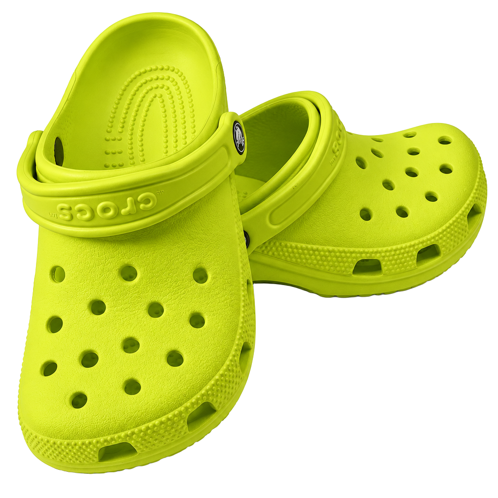 Crocs Classic Clog Size M 5 W 7 Yellow Slip-On Shoes 1