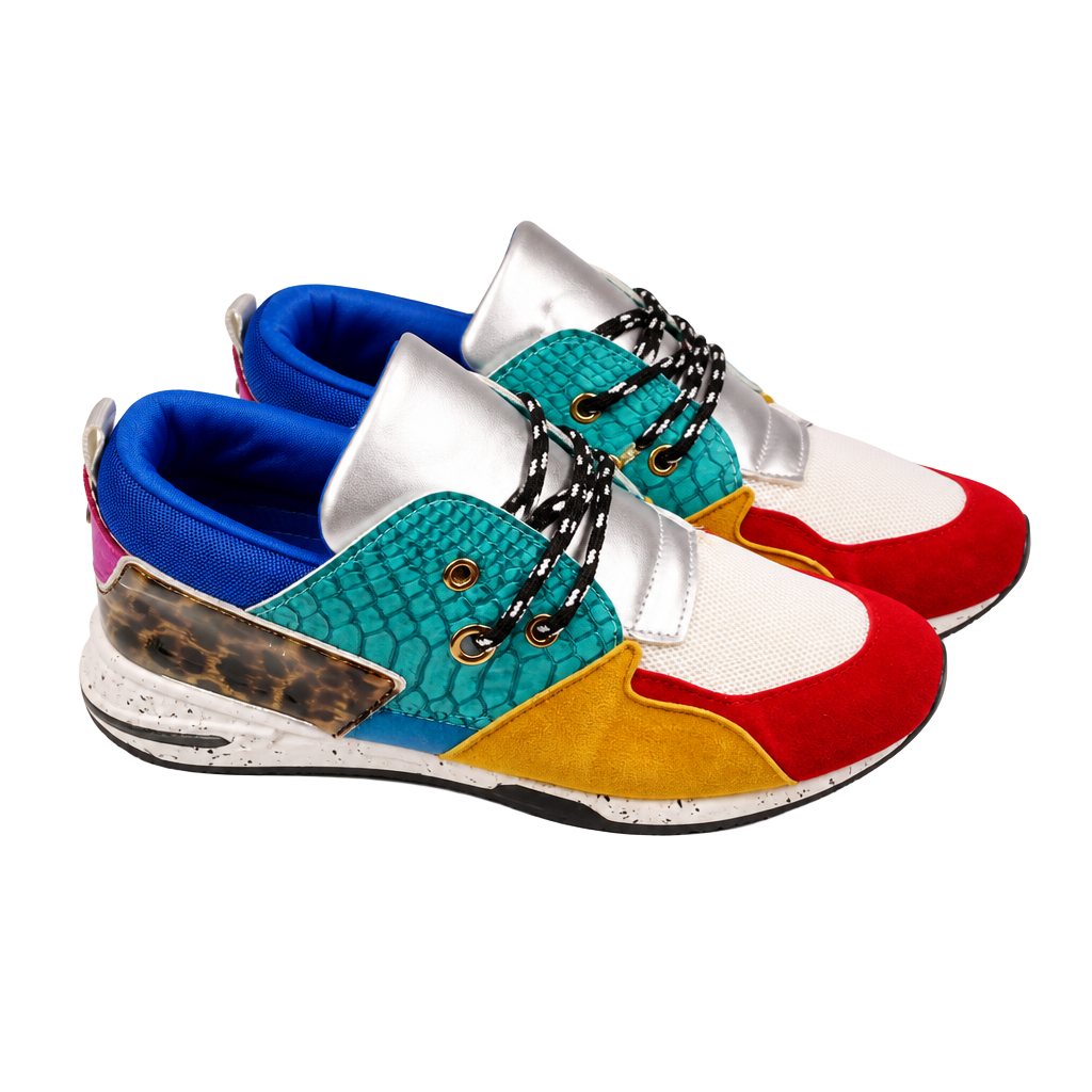 Colorful Patchwork Sneakers 1