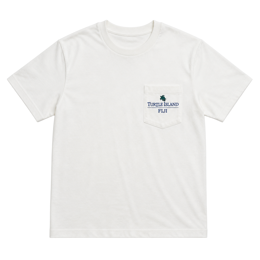 Turtle Island Fiji White Pocket T-Shirt 1