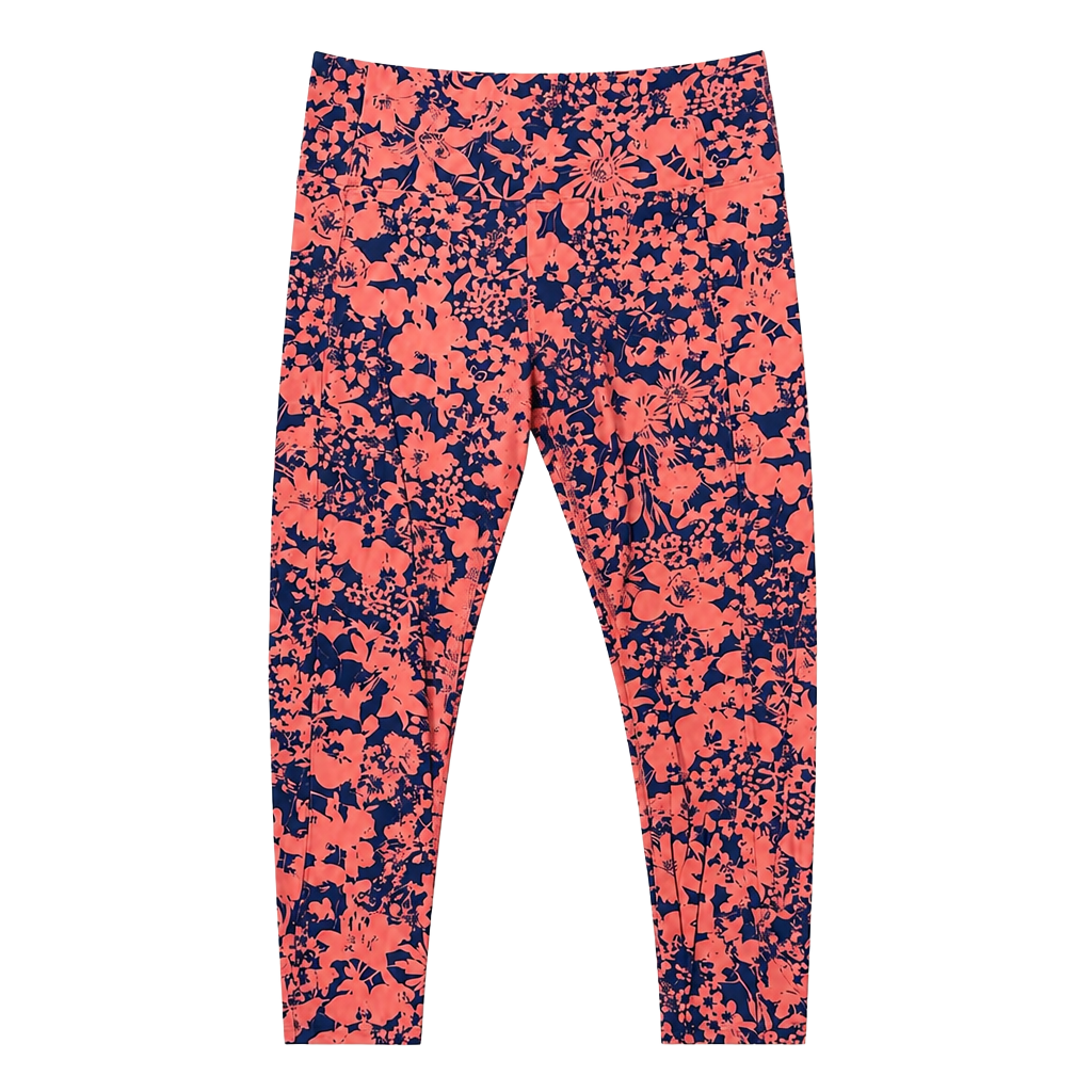 Lululemon Final Lap Crop *23 in Efflorescent Dark Canyon Onyx Blue 1