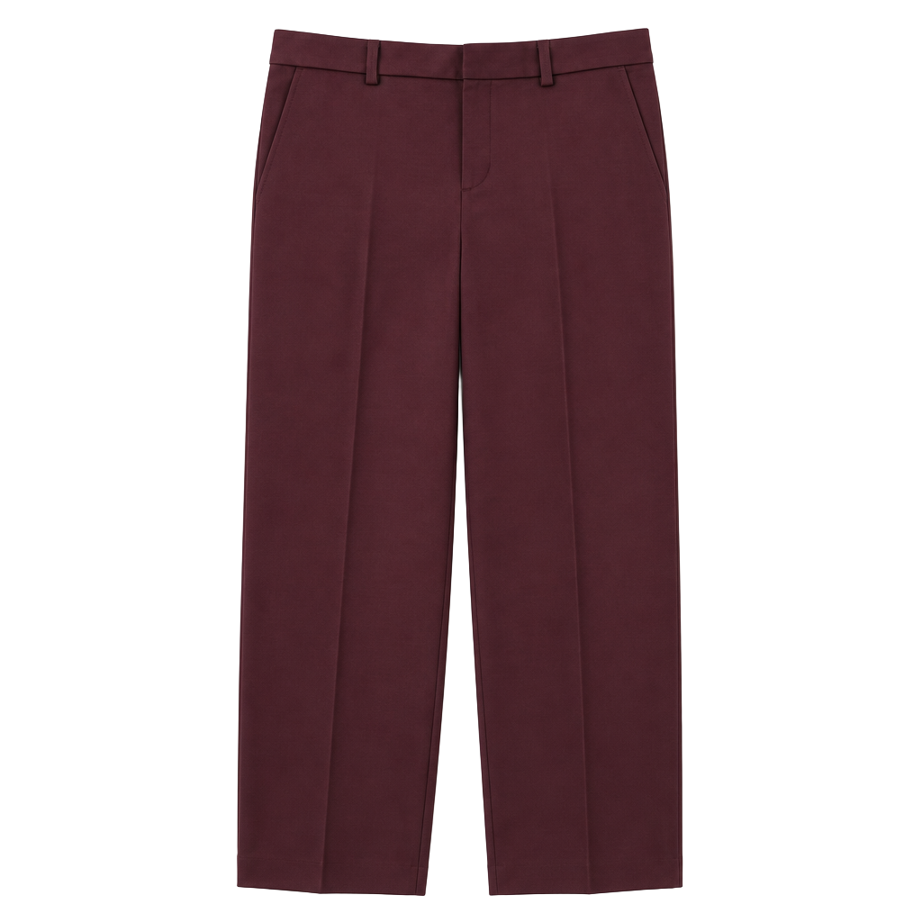 Zara Women's Burgundy High-Rise Dress Trousers. Retails for $99 (see pic). 1