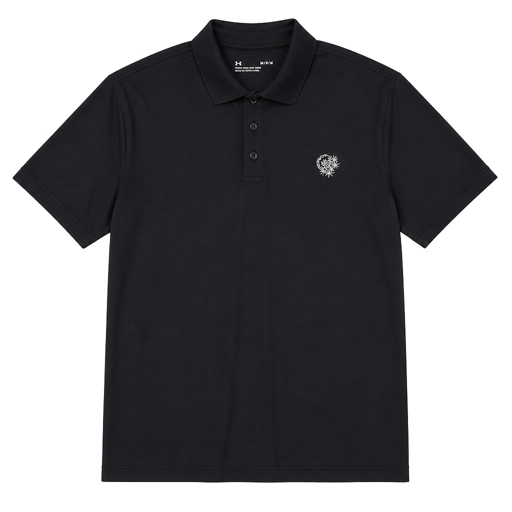Black Under Armour polo shirt. Retails For $40 to $95 (See Pic) 1