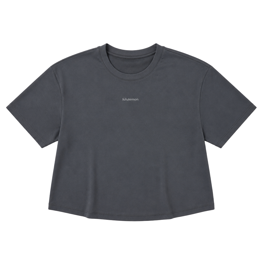 Lululemon Back-Split Short Sleeve T-Shirt Black 1
