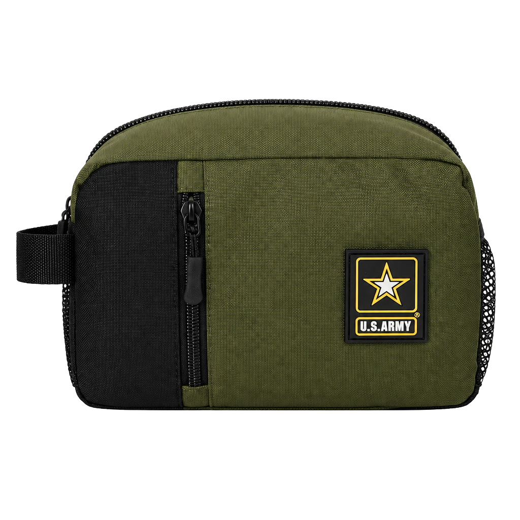 U.S. Army Official Licensed Product Green Toiletry Travel Bag 1