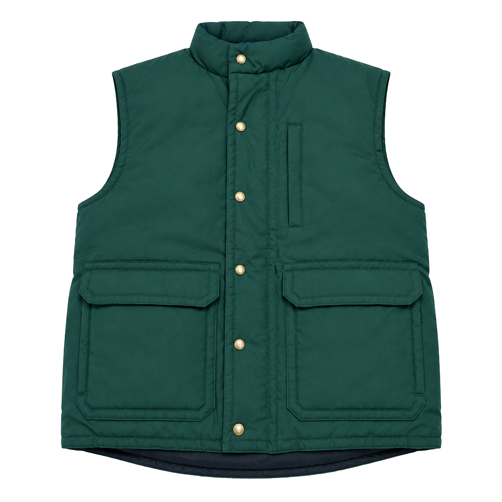 Orvis Puffer Vest Green Winter Outerwear 1