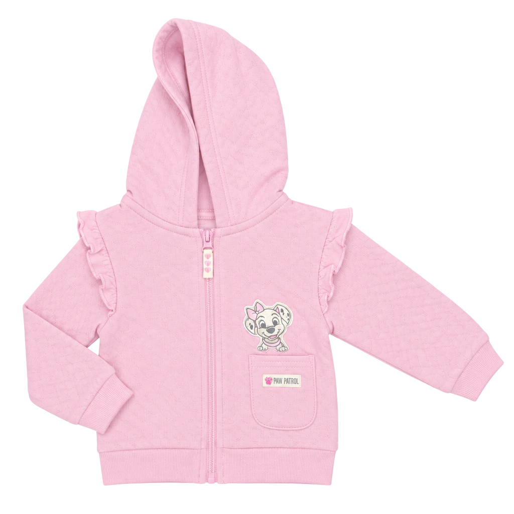 Disney Baby 101 Dalmatians Zip-Up Hoodie Size 3/6M Pink 1