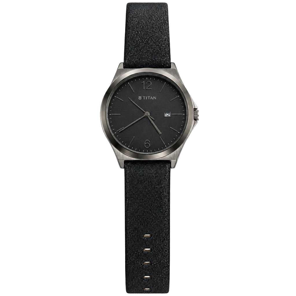 DKNY NY2373 Watch Black Leather Strap
Needs new battery 1