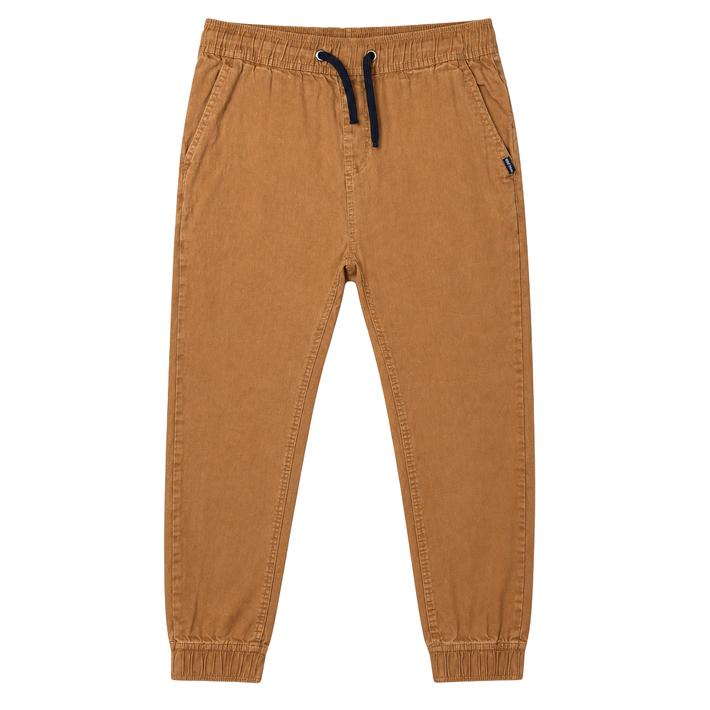 Phat Farm Men's Brown Jogger Pants Drawstring Casual Trousers 1