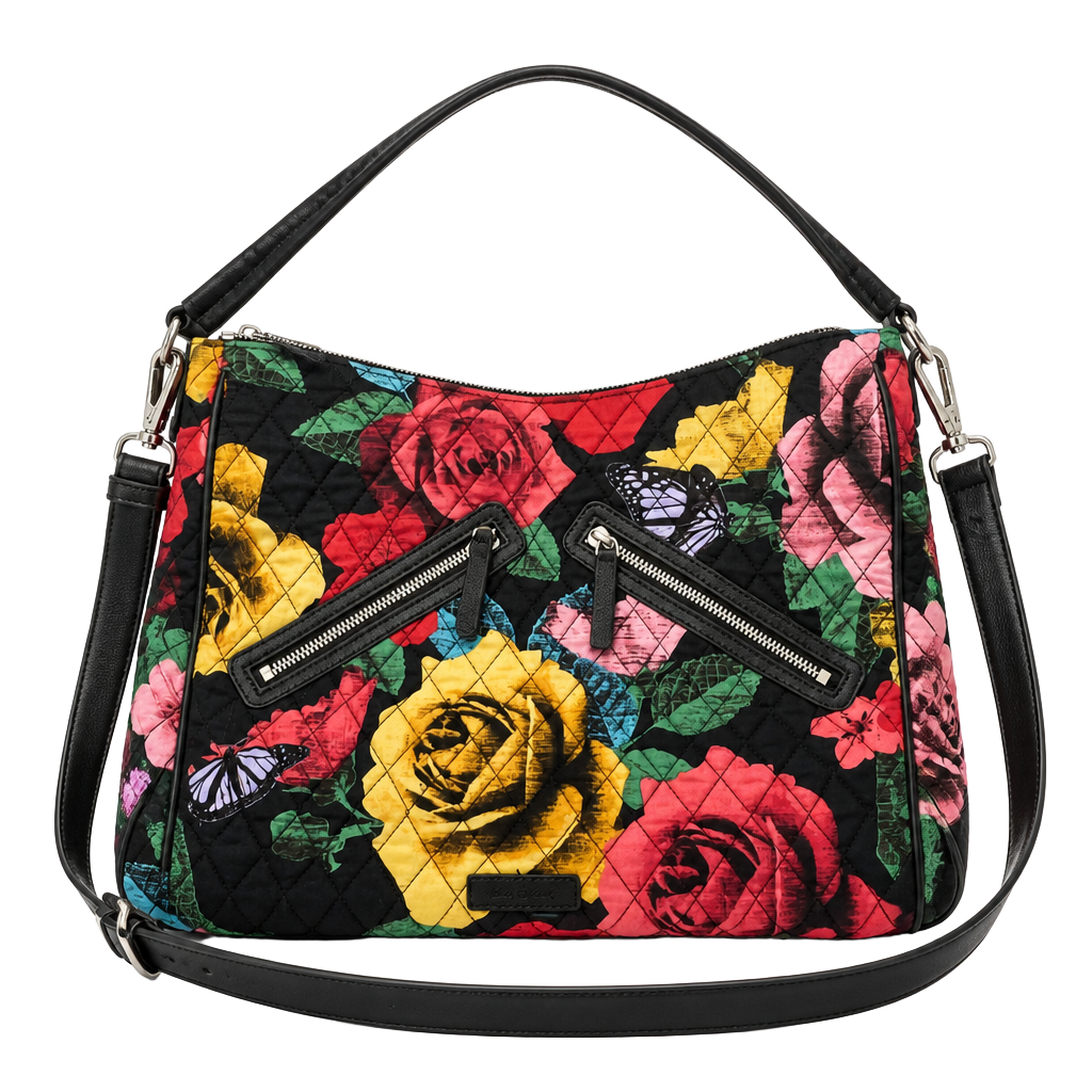 Vera Bradley Havana Rose Vivian Hobo Bag 1