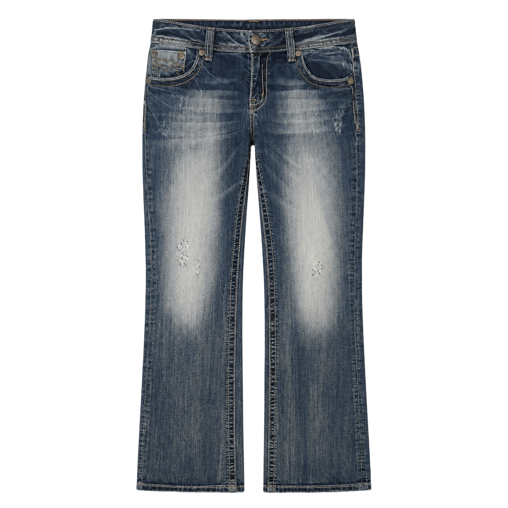Miss Me Relaxed Bootcut Jeans Women's Size 29 Style XD1211B 1