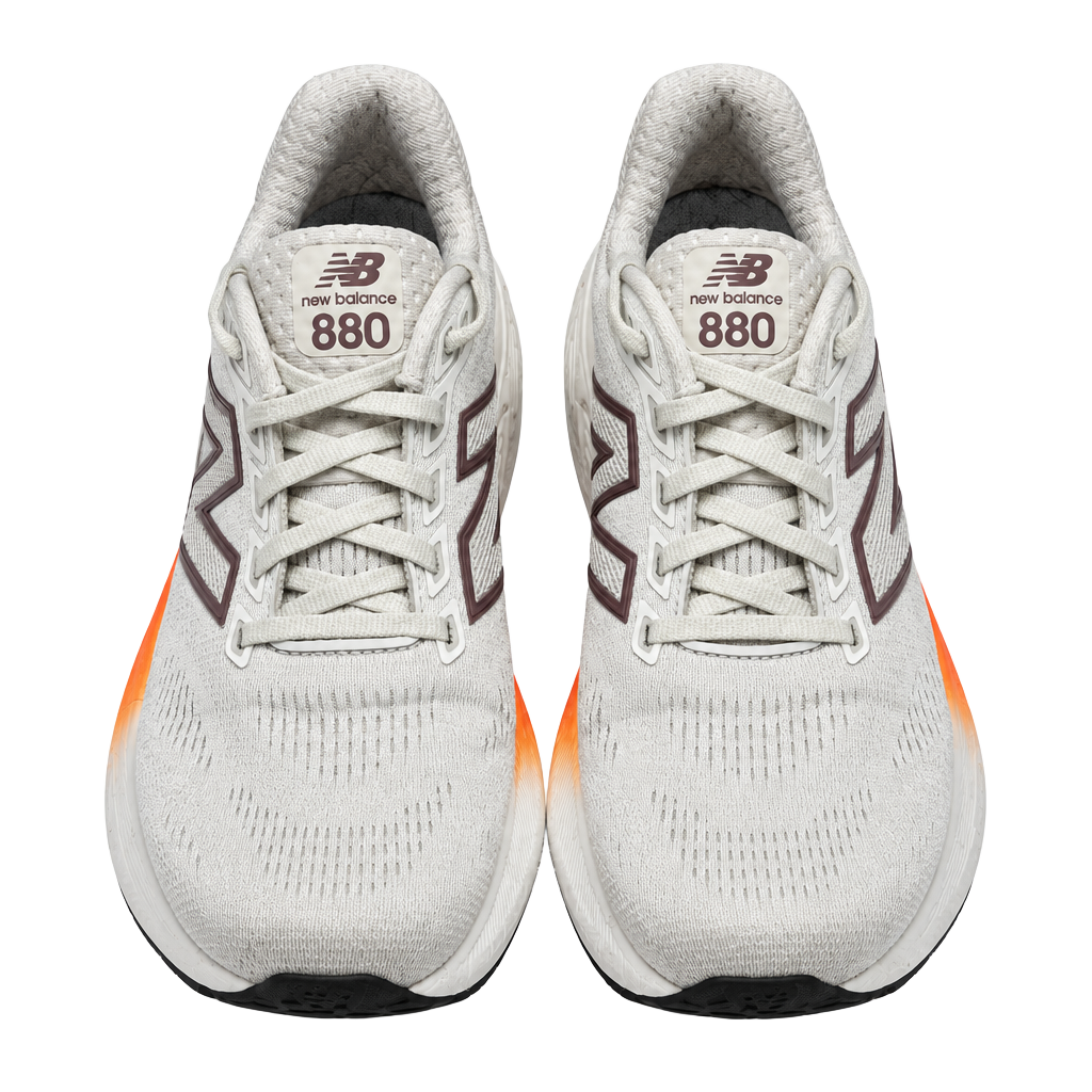 New Balance Fresh Foam X 880v15 Size 7.5 White Orange Running Shoes 1