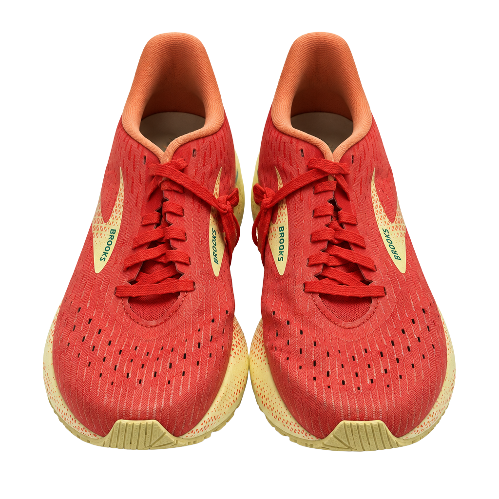 Brooks Hyperion Tempo Size 9.5 Coral Yellow Running Shoes 1
