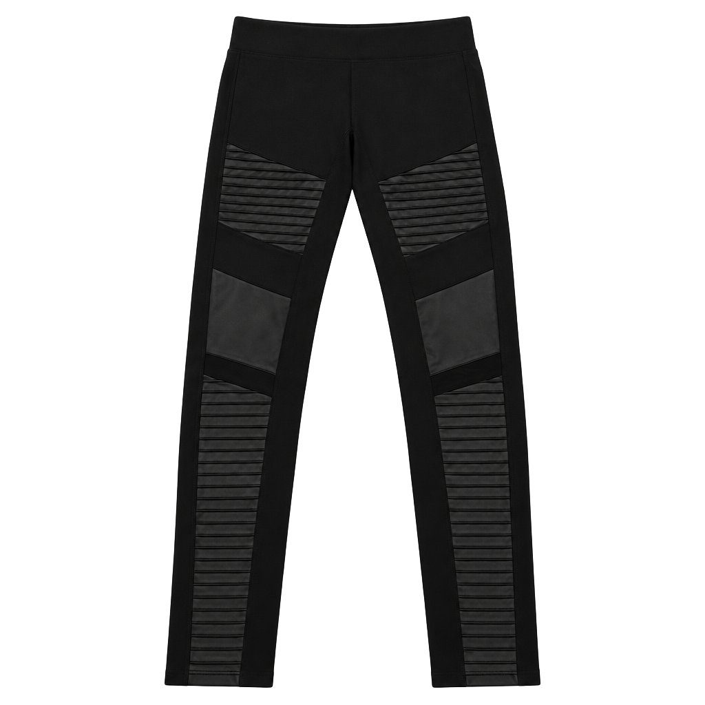 Alo Yoga Moto Leggings Size M Black 1