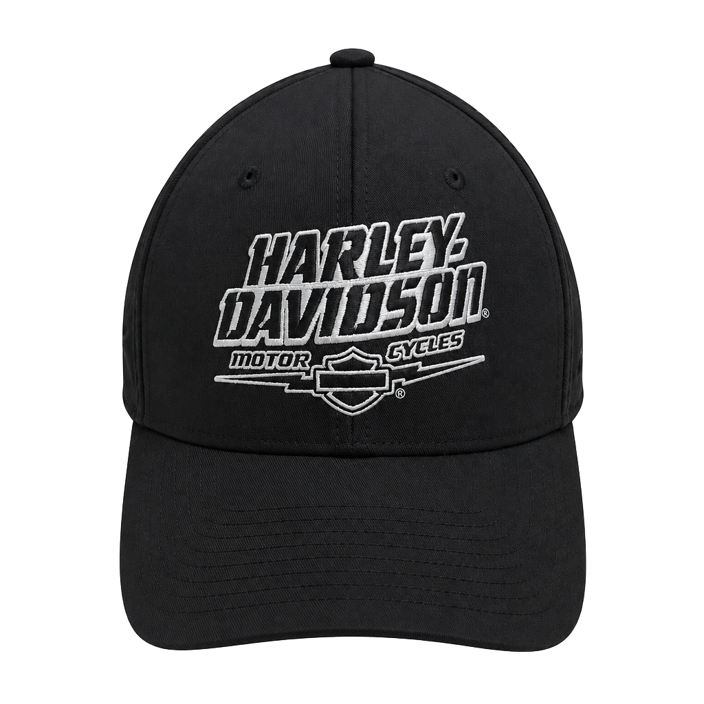 Harley-Davidson Men's Bar & Shield Curved Brim 1