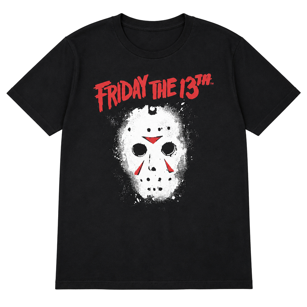 Friday The 13th Graphic T-Shirt Size 2XL Black Jason Voorhees 1