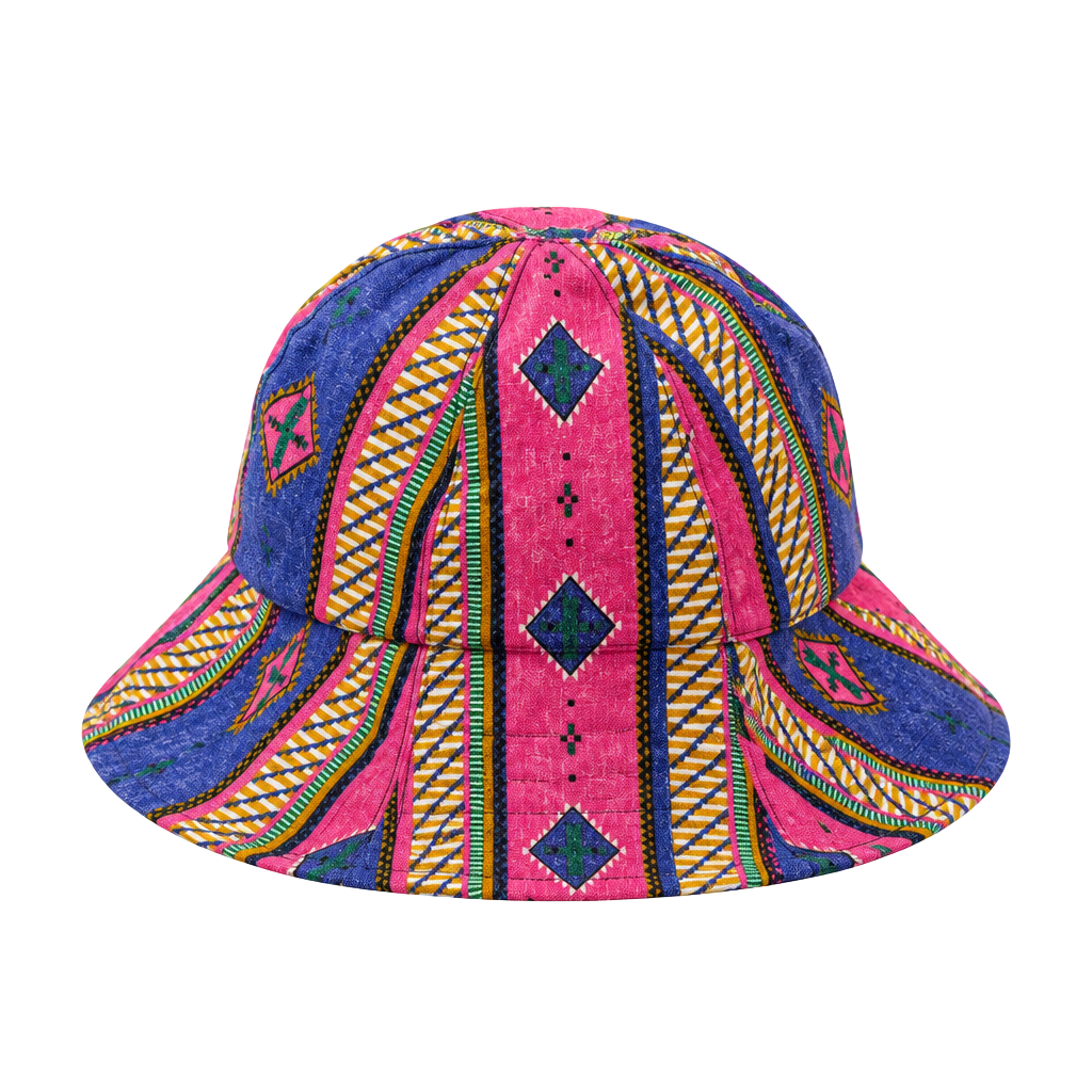 a-k Hippie Festival Bucket Hat Size S Multicolored Boho 1