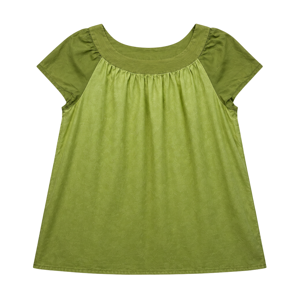 Inc International Concepts Blouse 16W Green Ombre 1