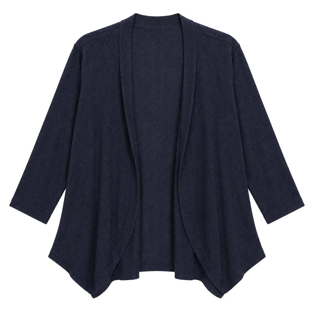The Limited Cardigan wool blend Navy Blue Knit Open-Front 1