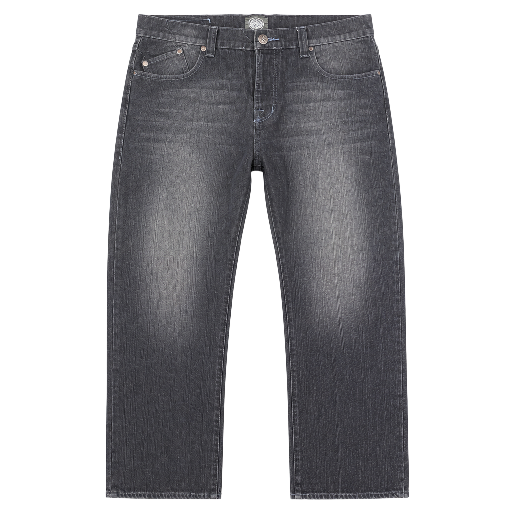 Rock & Republic Jeans Size 42 Black Wash Denim Straight Leg 1