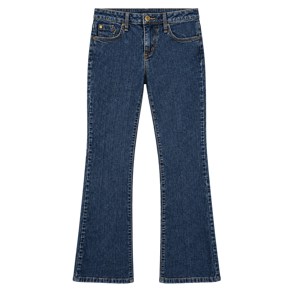 Cache Fashions Bootcut Jeans Blue Denim 1