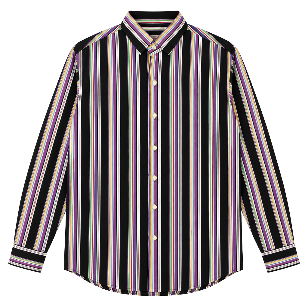 Polo Ralph Lauren Regent Striped Shirt Size 16/L Multicolor Long Sleeve 1