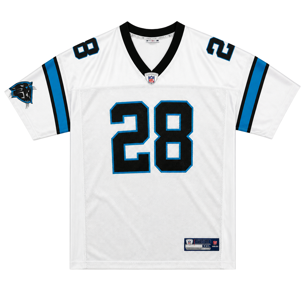 Reebok Carolina Panthers Jonathan Stewart #28 NFL Jersey White XXL 1