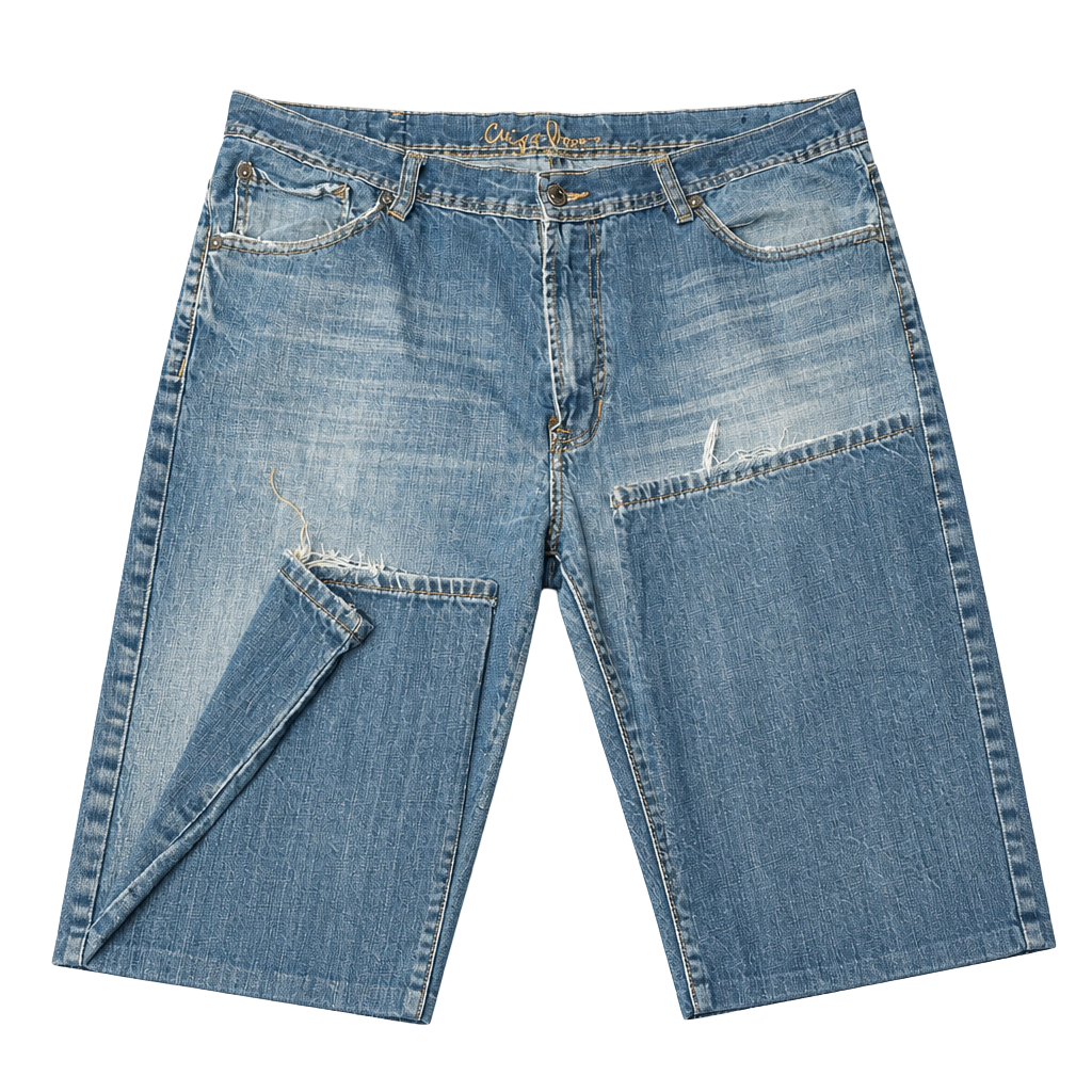 Chip & Pepper Men's Distressed Relaxed Straight Blue Jeans 40x30 1