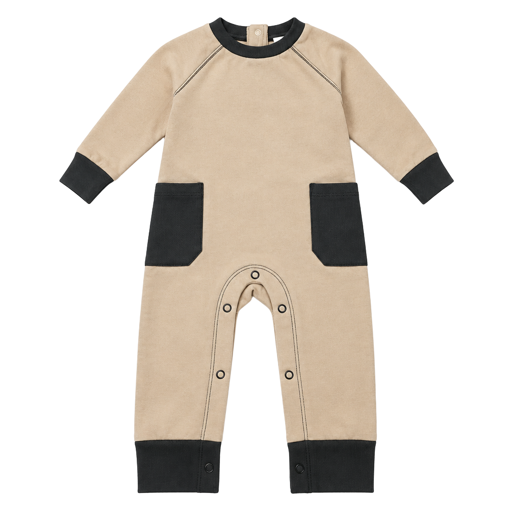 Burt's Bees Baby Pajama Size 3M Organic Cotton Ginger 1