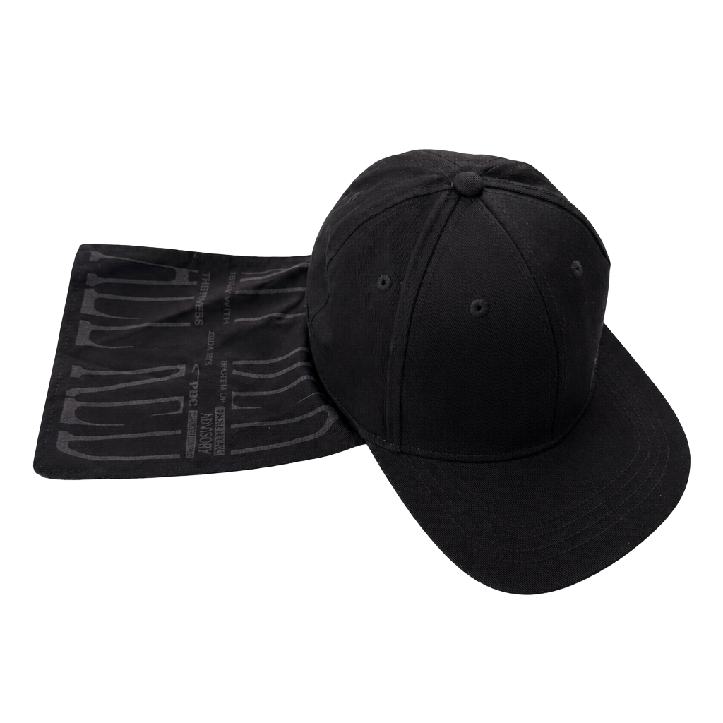 Playboicarti Black Caphat with Neck flag 1