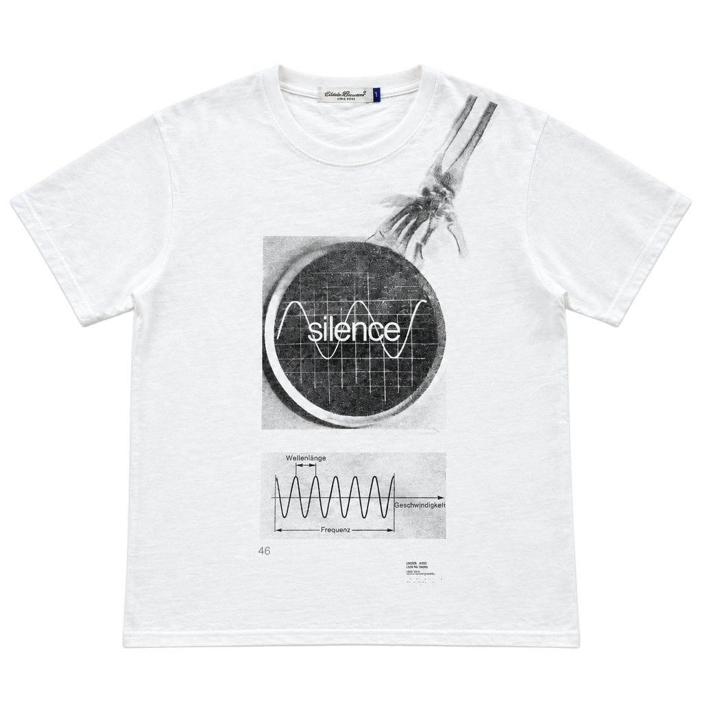 Undercover Silence Graphic T-Shirt Size 1 White Less But Better 1