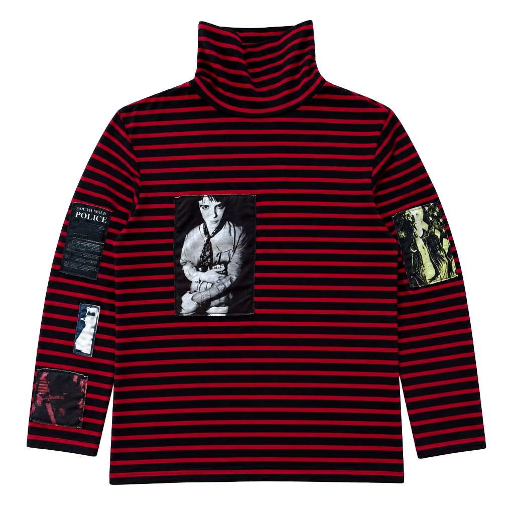 Raf Simons Autumn-Winter 2003-2004 Patched Turtleneck Size M 1