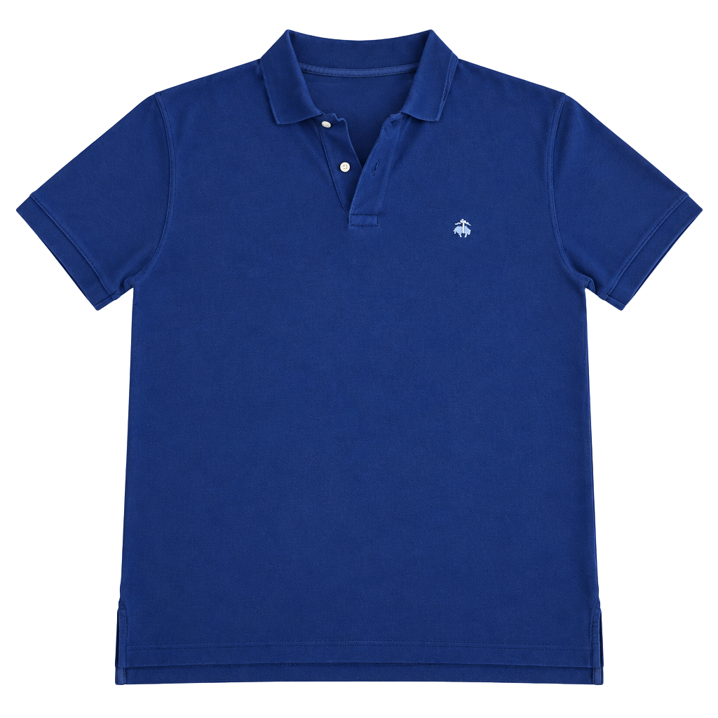 Brooks Brothers 1818 Performance Polo Size L Blue Slim Fit 1