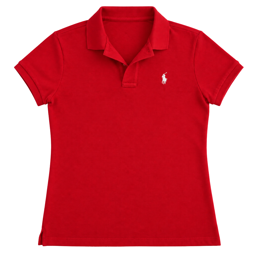 Ralph Lauren Golf Polo Shirt classic golf tee girls Size S Red Poipu Bay 1