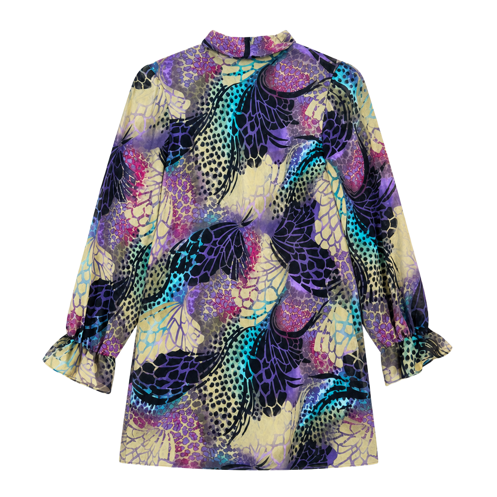 y2k Bisou Bisou Ruffle Top 1