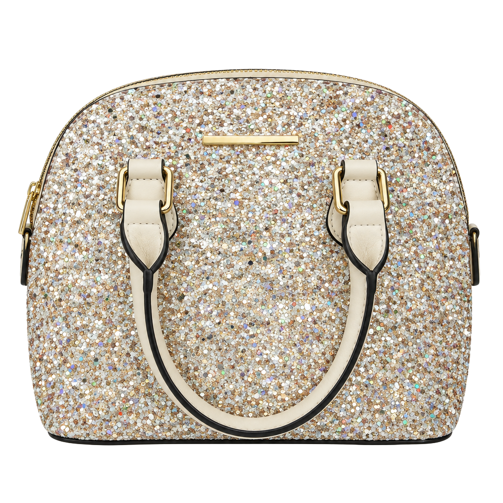 ALDO Glitter Bag Gold 1