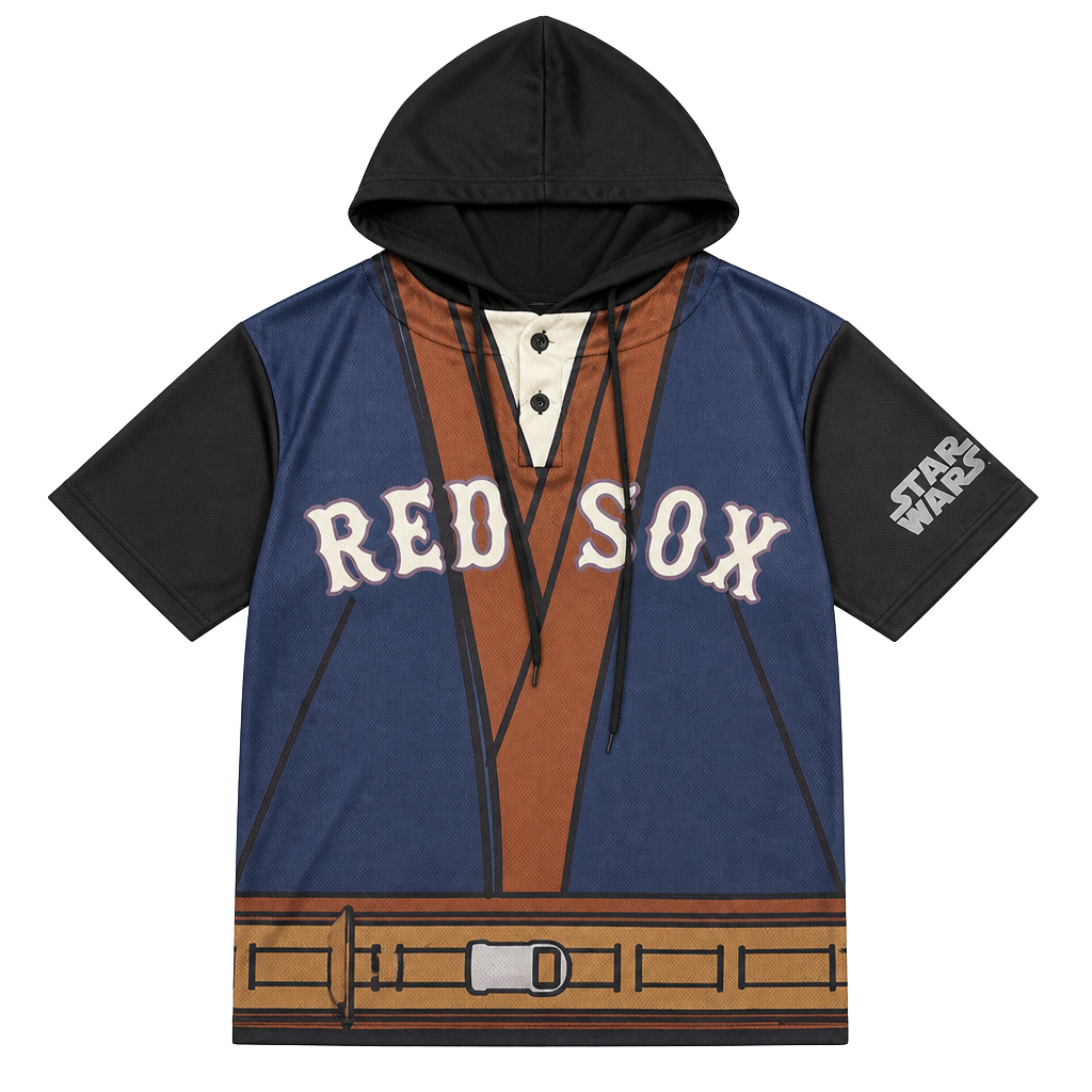 Boston Red Sox Star Wars Night Jedi Promo Jersey Hoodie Adult Medium 1