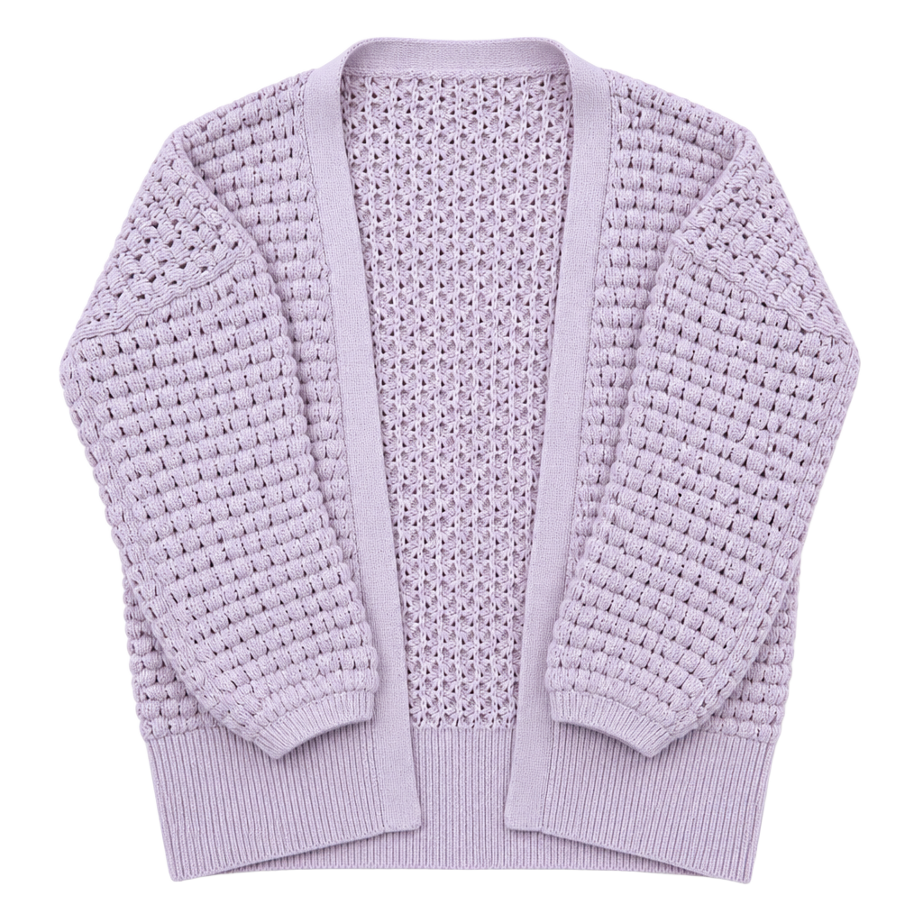 GapKids Cardigan Size XS Pink Open Knit Sweater 1