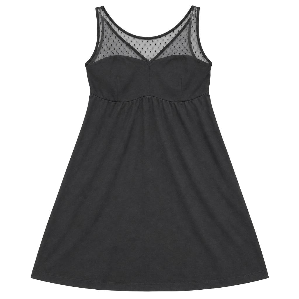 Torrid Black Mesh Dress Size 12 1
