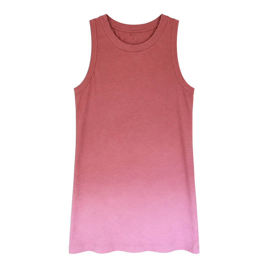A New Day Tank Dress Size XL Pink Sleeveless Crew Neck 1