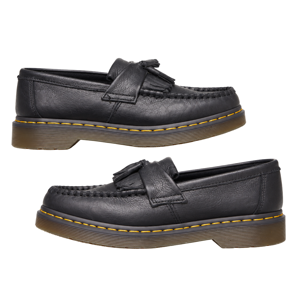Dr. Martens Adrian Leather Tassel Loafers Black Size 7 1